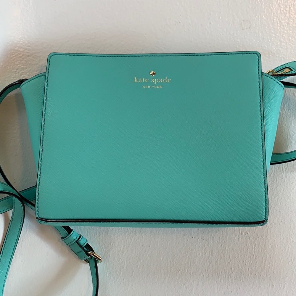 Turquoise Kate Spade purse
